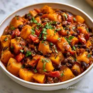 Butternut Squash Bean Chili: Meal Prep