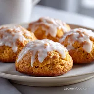 Carrot Cake Scones: Tender with Cream Cheese Glaze