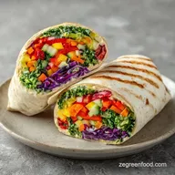 Hummus Wrap in 15 Minutes