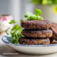 Black Bean Burgers with Oats in 30 Minutes