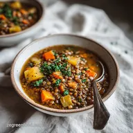 Hearty Lentil Soup: Velvety and Plant-Based
