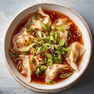 Kimchi and Dumpling Noodle Soup Recipe