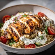 Mediterranean Quinoa Bowl Meal Prep for 4 Servings