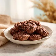 No Bake Protein Cookies in 10 Minutes - Fudgy Snack