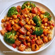 Roasted Vegetable Quinoa Salad for 4