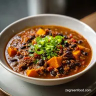 Sweet Potato Bean Chili: Smoky Depth