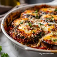 Crispy Baked Eggplant Parmesan Vegan for 4 Servings