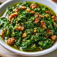 Vegan Garlic Scape Pesto in 15 Minutes