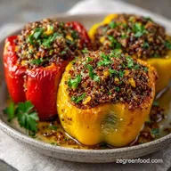 Vegan Stuffed Peppers with Beyond Meat