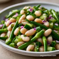 White Bean Scape Salad in 15 Minutes