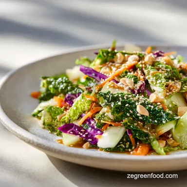 Asian Chopped Salad with Sesame Dressing in 20 Minutes