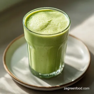 Creamy Avocado Banana Smoothie Recipe in 5 Min Recipe Card