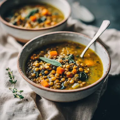 Best Vegan Lentil Soup Instant Pot in 25 Min