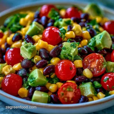 Black Bean Avocado Bowl in 10 Minutes