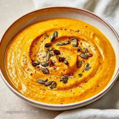 Black Bean Pumpkin Soup for 4 Servings Recipe Card