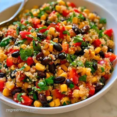 Black Bean Quinoa Salad in 30 Minutes