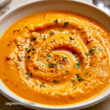 Butternut Squash Lentil Soup Meal Prep