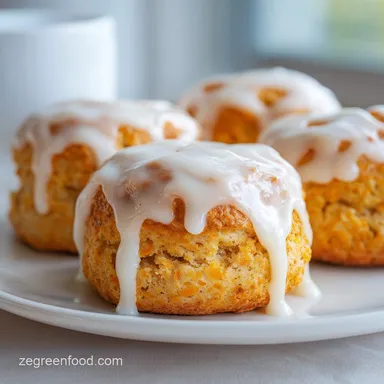 Carrot Cake Scones in 35 Minutes Recipe Card