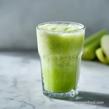Clear Skin Celery Apple Smoothie in 5 Minutes Recipe Card