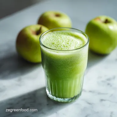 Clear Skin Celery Apple Smoothie in 5 Minutes