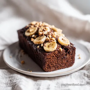 Chocolate Peanut Butter Banana Bread in 1 Hour 15 Minutes Recipe Card