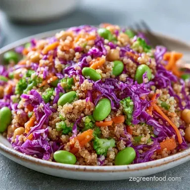 Cold Vegan Meal Prep Bowl in 20 Minutes