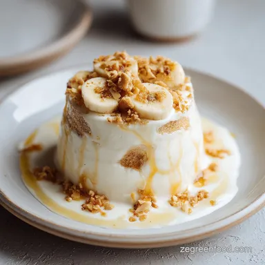 Vegan Banana Pudding with Coconut Milk for 8 Servings