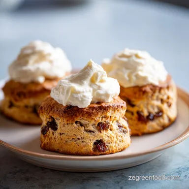 Date Scones with Cream: A Flaky 25-Minute Recipe
