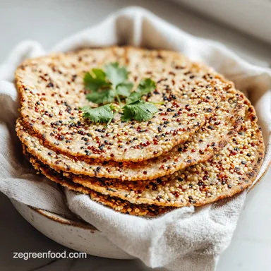 Quinoa Tortillas Recipe in 40 Minutes Recipe Card