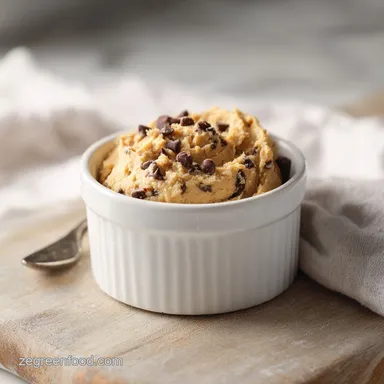 Chickpea Cookie Dough in 5 Minutes Recipe Card