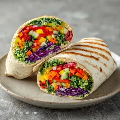 Hummus Wrap in 15 Minutes
