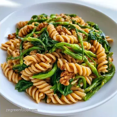 Healthy Garlic Scape Pasta in 35 Minutes