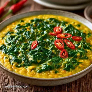 Dal Palak with Moong Dal Recipe Card