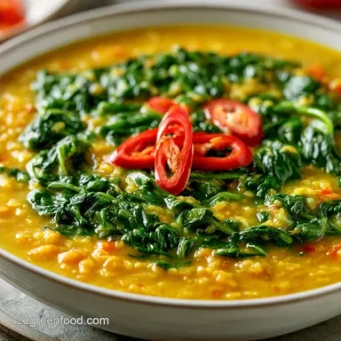 Dal Palak with Moong Dal