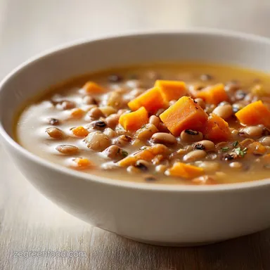 Black Eyed Pea Soup: Hearty and Creamy Recipe Card