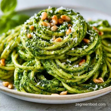 Pesto with Pasta in 20 Minutes