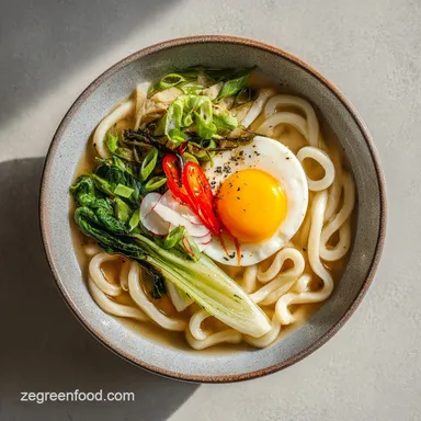 Miso Udon Noodle Soup Recipe in 20 Minutes