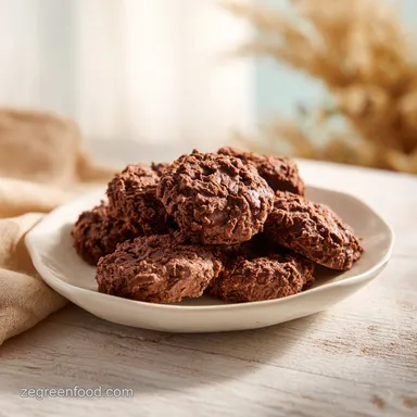 No Bake Protein Cookies in 10 Minutes - Fudgy Snack