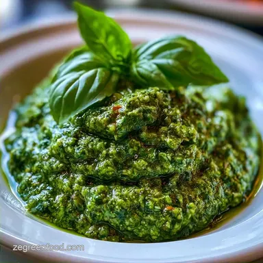 Nut Free Basil Pesto in 10 Minutes