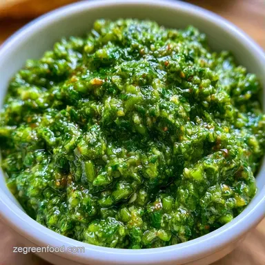 Garlic Scape Pesto in 10 Minutes Recipe Card