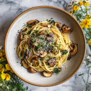 One Pot Vegan Mushroom Pasta Recipe in 25 Min