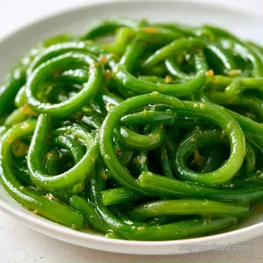 Pickled Garlic Scapes: Refrigerator Recipe Card
