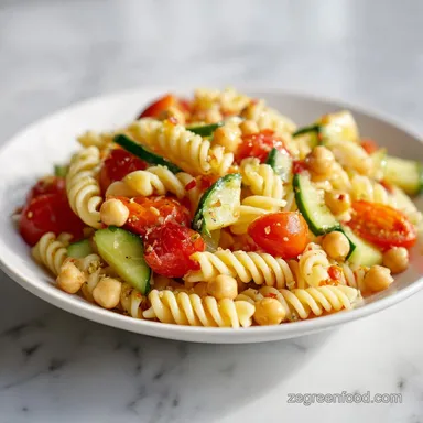 Quick Easy Vegan Pasta Salad in 20 Minutes for 6 Servings
