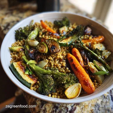 Roasted Vegetable Grain Bowls for Dinner in 30 Minutes Recipe Card