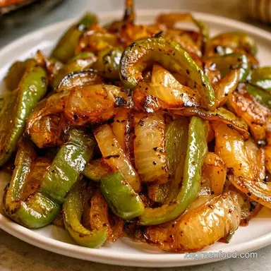 Saut&eacute;ed Green Peppers in 25 Minutes