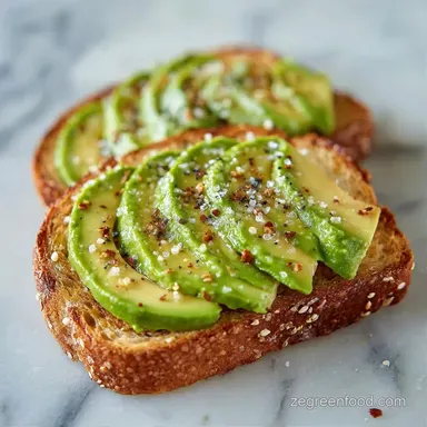 Simple Avocado Toast in 10 Minutes Recipe Card