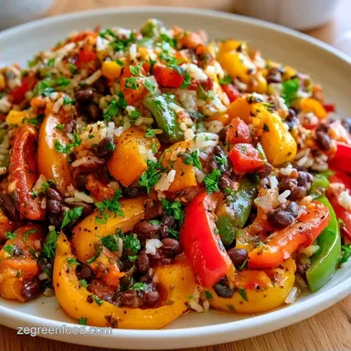 Stuffed Pepper Skillet with Rice