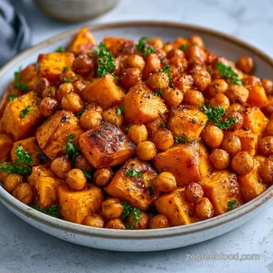Sweet Potato Chickpea Bowl Meal Prep