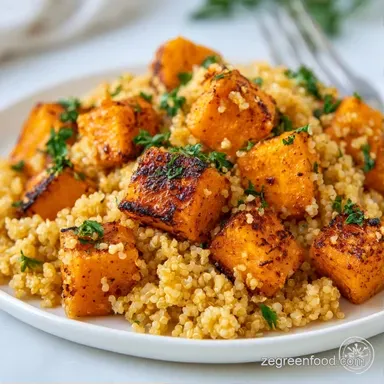 Sweet Potato Quinoa Bowl Meal Prep Recipe Card