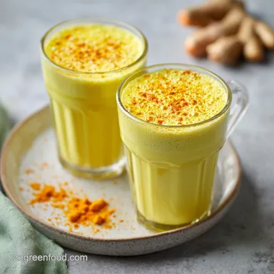 Antiinflammatory Turmeric Ginger Smoothie in 5 Minutes